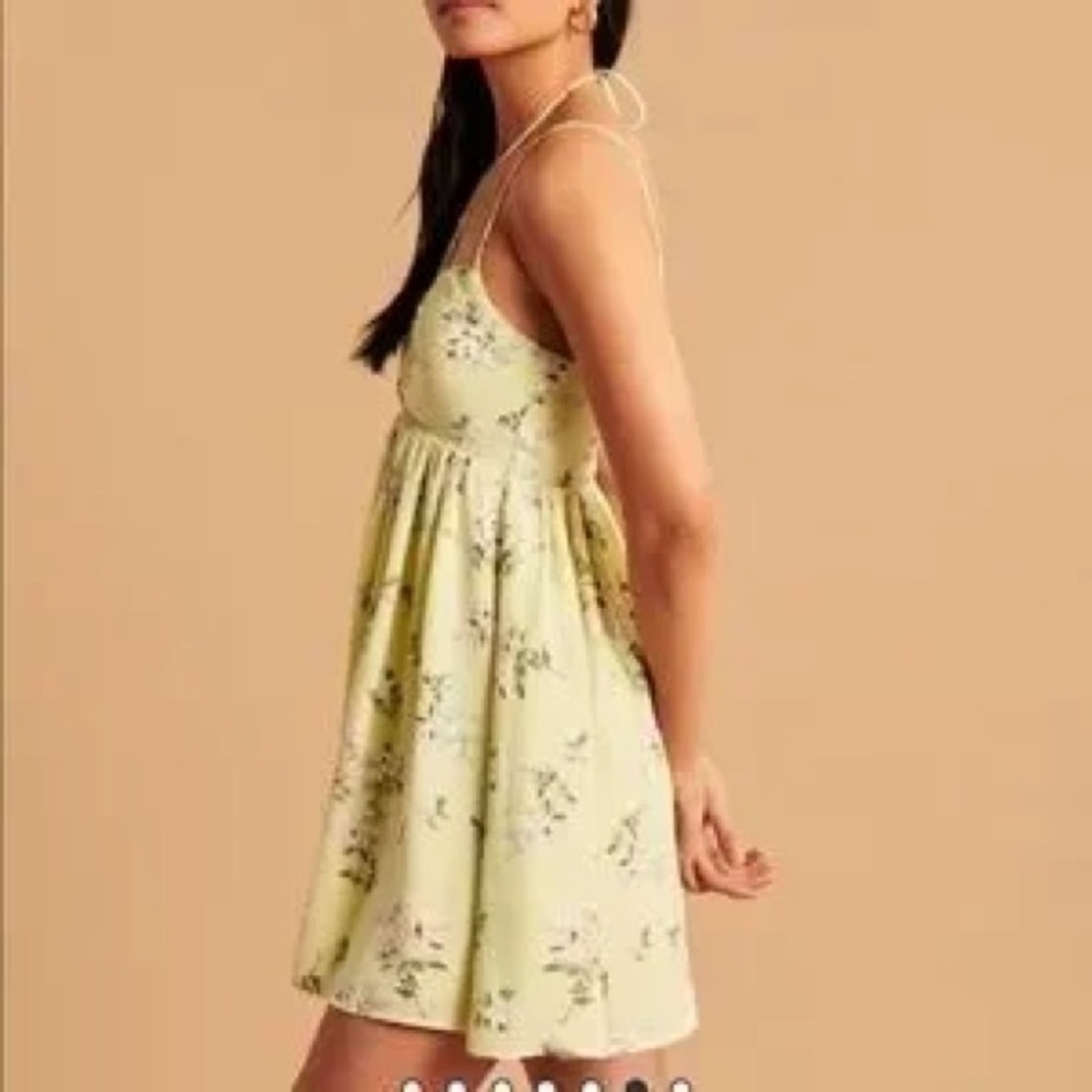 NWT Strappy Flirty Mini Dress Abercrombie - flowy floral baby doll dress small - Picture 2 of 10